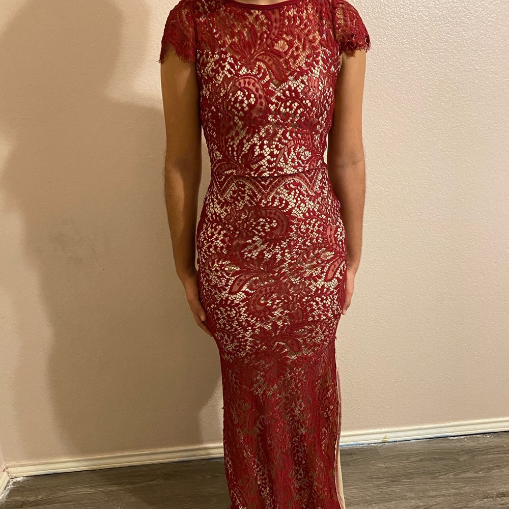 Red gown!